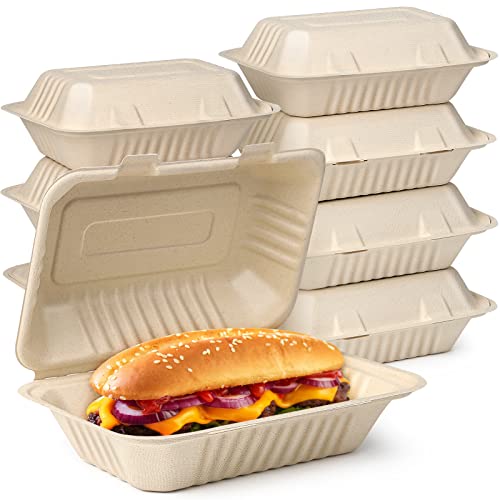 greensight 9 x 6 Clamshell Take Out Food Containers, 75