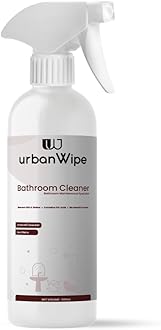 urban Wipe Bathroom Cleaner | Ecofriendly Tough Lime Scale Hard Water Stain Remover, Spray And Scrub Cleaning for Bathroom,Taps, Faucet, Washbasins, Showers & Floor Tiles Cleaner_(500Ml)