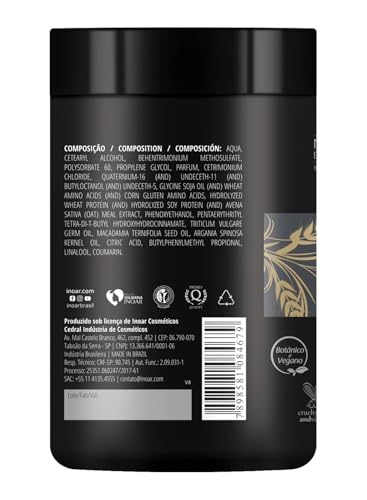 Máscara Hidratação Profunda Inoar Mask... glide