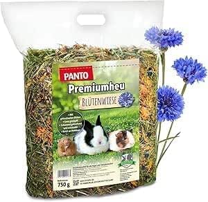 PANTO Heu Blütenwiese, Nagerfutter, 750 g, 6er Pack (6 x 750 g)