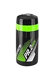 Capacidad: más de 500 ml. RaceOne Bote Portaherramientas PR2BOX 500ml, Negro, Verde Fluo