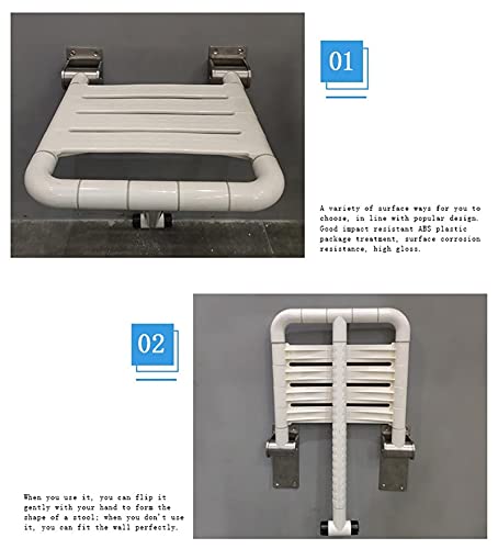Barre d'appui pour douche sécurisée et siège ergonomique ABS - 5