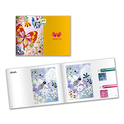 Djeco Butterflies Glitter Board Craft Kit #TOP4