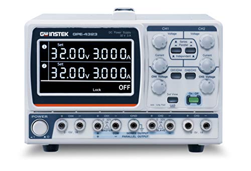 Instek GPE-4323 4 Channels, 212W Linear DC Power Supply