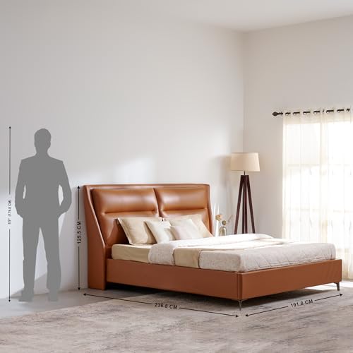 Image of Home Centre | Tiffany | Engineered Wood | Hydraulic Storage | King Beds | Brown | 1 Year Warranty