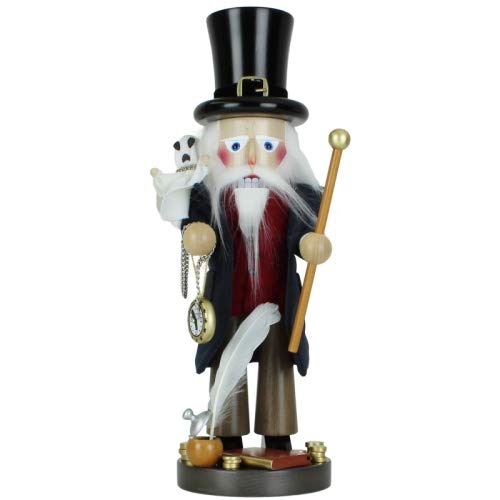 SteinbachHandmade Wooden Nutcracker, Scrooge & Marley's Ghost, Multicolored, 18"