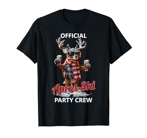 Skifahren Official Après-Ski Party Crew T-Shirt