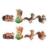 Multi-fonction: figurine animale mini est également utilisée comme décoration sur le gâteau ou le tableau de bord de voiture.
