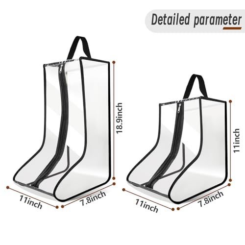 CiBiZi 4Pack Black Boot Bags Organizer