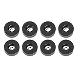 Adam Hall Hardware 4907 M8 AH - Bustina con set di 8 piedi in gomma 38 x 15 mm