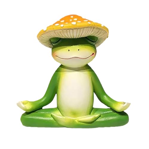 LSBDJDL Zen Meditation Frog Garden Statue