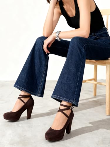Image of Mostrin Fashion Vintage Womens Small Bowtie Platform Pumps Ladies Sexy High Heeled Shoes