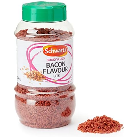 Schwartz Bacon Flavour Bits, Ready to Use Rich and Smoky Bacon Flavour Bits, Ideal to Add Texture and Flavour, Savoury Seasoning for Salads and Hot Dishes, 320g, Pack of 1 Cover