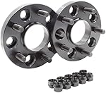 Wheel Accessories Parts Set of 2 Hub Centric Wheel Spacers Adapters 5 x 114.3mm (5 x 4.50) to 5 x 114.3mm (5 x 4.50) with 67.10 Center Bore 20mm Thickness M12x1.5 Thread