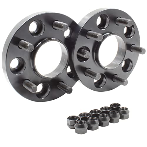 Wheel Accessories Parts Set of 2 Hub Centric Wheel Spacers Adapters 5 x 114.3mm (5 x 4.50) to 5 x 114.3mm (5 x 4.50) with 67.10 Center Bore 20mm Thickness M12x1.5 Thread