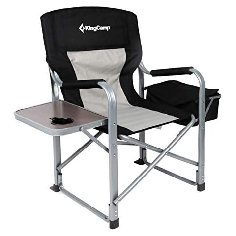 KingCamp Camping Falt Stuhl Klapp Sessel Garten Outdoor Kühl Tasche Tisch 150 kg Cover