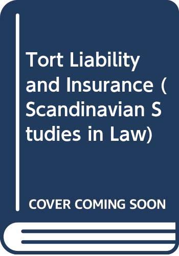 Tort Liability and Insurance