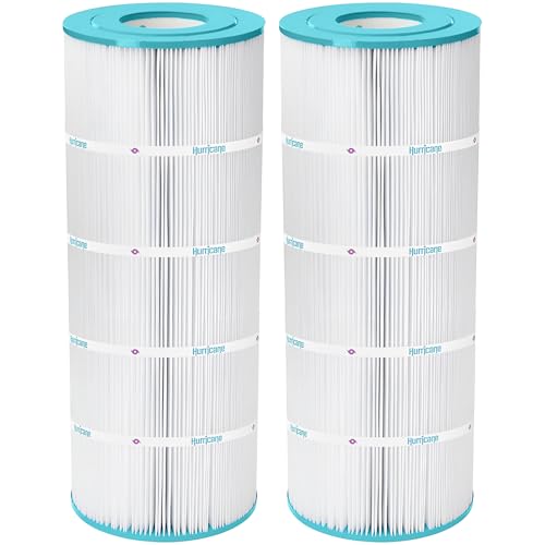 Hurricane Filters HF8412-01 2 Pack Advanced Pool Filter Cartridge - Replacement for PWWCT125, Unicel C-8412, Filbur FC-1293, Waterway Clearwater II, Pro-Clean 125 Above Ground Filter