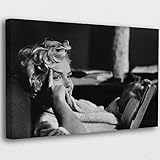 SpiritualHands - Marilyn Monroe Wall Art Canvas & Poster, Trendy Wall Decor, Girly Makeup Room...