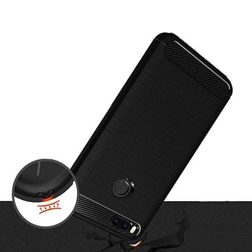 Image of Hybrid Carbon Fiber Back Case for Mi A1 (Black)