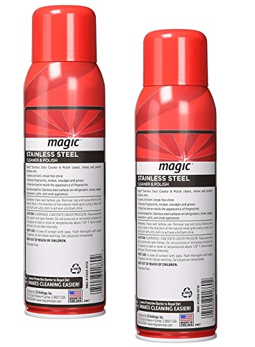 Limpiador para acero inoxidable Weiman Magic 17 oz 2 pack miniatura 4