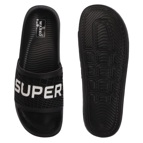 Image of WARKO Slippers For Men | Stylish Chappal For Boys | Soft Cushioned EVA Slides Slipper | Casual FlipFlop Daily Wear Footwear | Indoor Outdoor Use