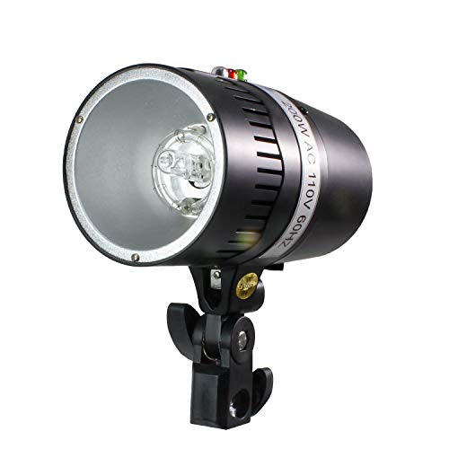 LimoStudio New Single 200 Watt Photo Studio Monolight Flash Strobe Umbrella Lighting Kit - 1 Studio Flash/Strobe, 1 Soft Umbrella, AGG334V2