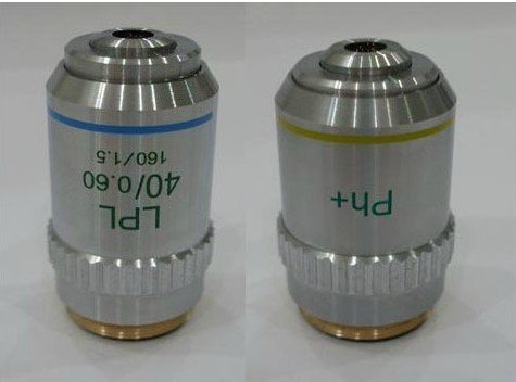 Objetivo de microscopio plano acromático LPL 40X / 0.60 PH+