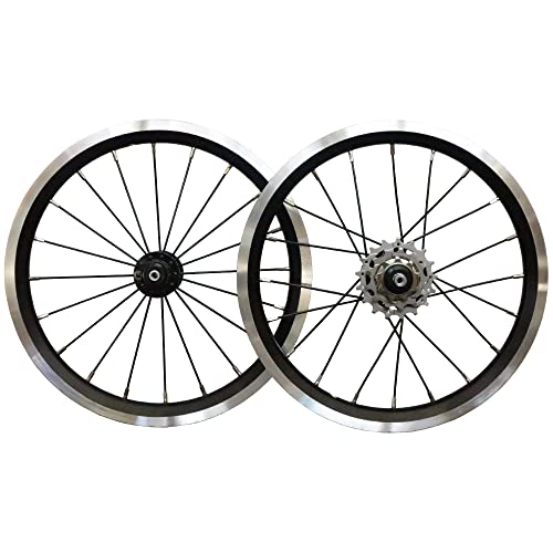 自転車　ホイールセット　14インチ　5本 Amazon | 折りたたみ自転車用 ホイールセット 9T 14インチ V