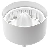 Bosch Zitruspresse MUZ4ZP1, Kunststoff, Siebkorb mit Presskegel und Auffangschale, spülmaschinengeeignet, weiß, passend für MUM4 Küchenmaschine