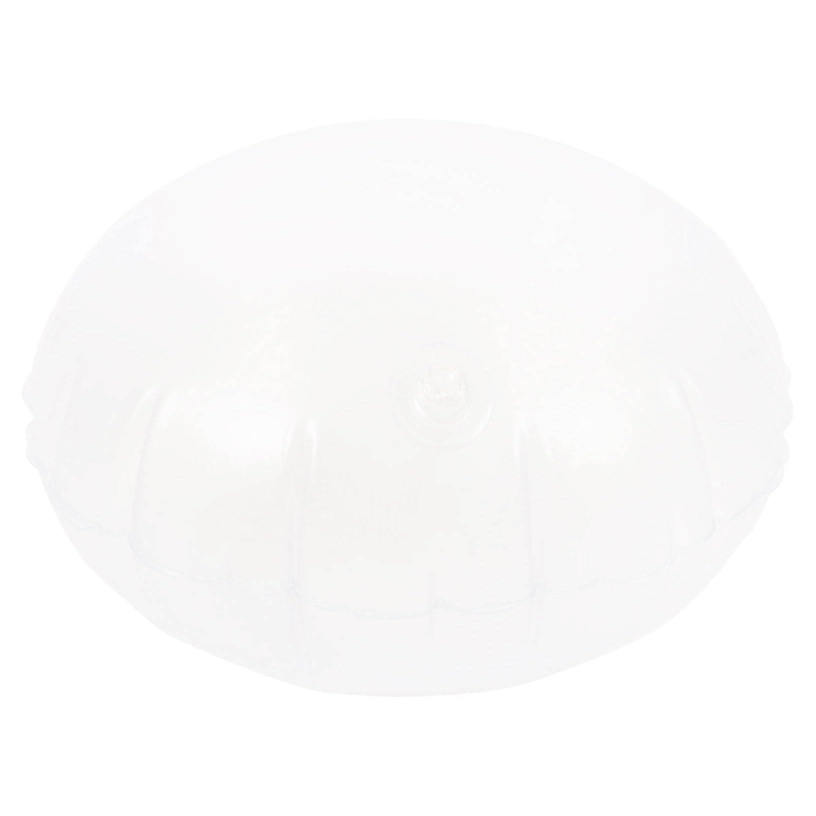 Cabilock 2piezas Cojín Inflable Transparente De Almohada Redonda Portátil para Viajes y Camping para Sofá y Decoración Ligera y