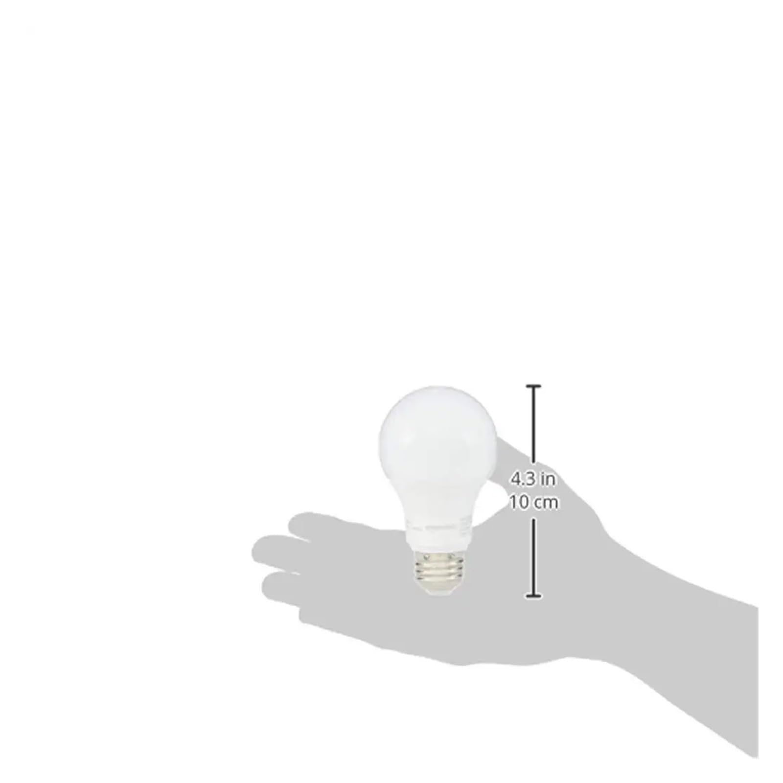 Lot de 6 ampoules LED A19 à intensité variable, culot E26, équivalent 60 W, blanc doux 2 700 K/blanc lumière du jour 5 000 K, pour éclairage domestique et de bureau (ampoules blanc doux 2 700 K)