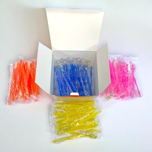 DE Healthcare Products – Einmalzahnbürsten mit Zahnpasta (100 Stück), einzeln hygienisch verpackt, 4 untersch. Farben (4x 25 Stück) – Bild 5