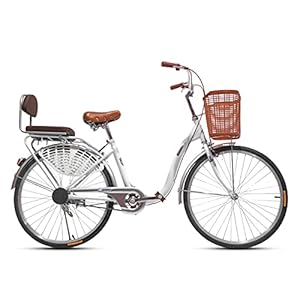 Complete Cruiser-fietsen, Fiets Heren en Dames Single Variable Snelheid Student Lichtgewicht Comfortabele Fiets Retro…