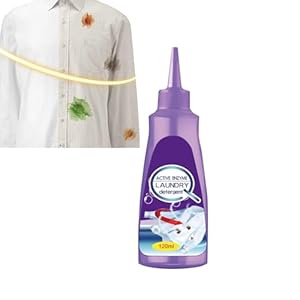 2024 nieuwe vlekverwijderaar kleding, actieve enzymen vloeibaar wasmiddel, wasverzorging vlekverwijderaar vlekspray, tapijtreiniger vlekkenverwijderaar witte was