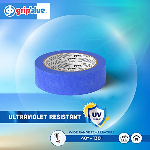 Image of Professional-Grade Blue Painters Tape 1.5 Inch Wide, 1 Roll | 1.41 in x 60 yd, Clean Removal, Easy Hand Tear, Multi-Surface Masking Tape for Indoor and Outdoor Use, UV Resistant