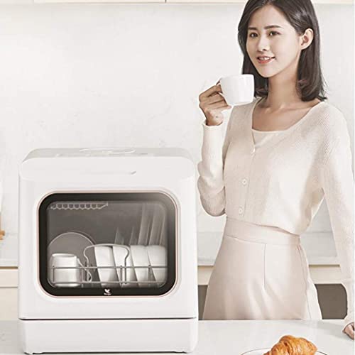 Tafelmodel Compacte Vaatwasser Mini Vaatwasser Met 5 Programma's Tafelmodel Vaatwassers 72h Langdurige Verse Opslag… - Afbeelding 3