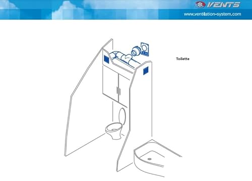 Rohrbogen 90 Grad Lüftungs Rundrohr Bogenverbinder für Rohre 100 mm PLASTIVENT Kunststoff Lüftungskanal 90° Segmentbogen für Rund Lüftungsrohre Belüftungsanlagen PVC Verbinder Ø100
