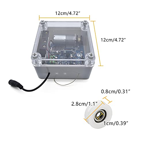 Automatische Hühnertür Regler mit Timer und Lichtsensor Hühnerstallöffner Aus der Ferne Fernbedienung – Bild 3