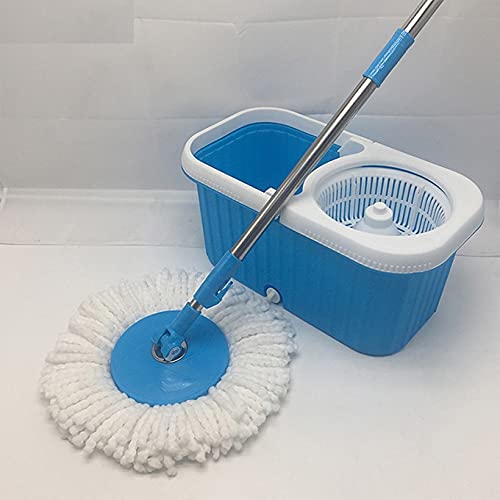Spin Mop with Bucket Extendable Mop Stick Steel with 2 Refill 360