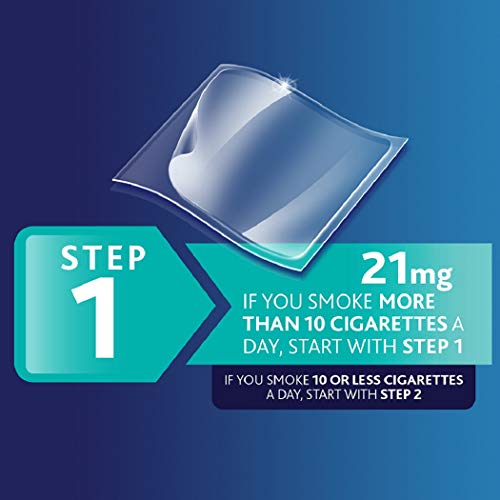 NicoDerm CQ Nicotine Patch 14ct Twinpack, Clear, Step 1 to Quit Smoking, 21mg, 14 Count (Pack of 2) - Thumbnail 2