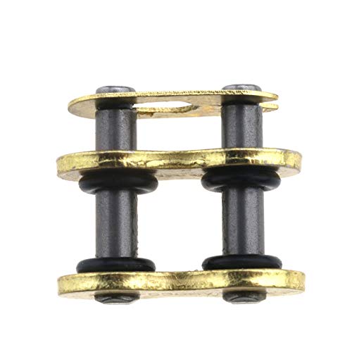 Universal Motorrad Clipschloss Clip Kettenschloss für 530 Ring Teilung verstärkte Kette Verbindungsglied Gold