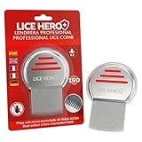 LICE HERO - Lendrera professionale per pidocchi e lendini, design ad alta precisione, massima efficacia, adatta per bambini, adulti e gravidanze