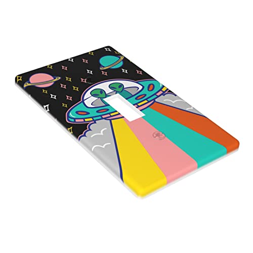 Plaque murale Alien cadeau original pour interrupteur simple