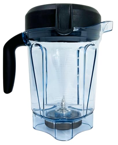 Blender Pitcher 64oz Low-Profile, Compatible with 750 5300 5200 5000 7500 6300 Vm0102 Vm0103 Vm0197 E310 G/Classic C/Explorian/Commercial series etc