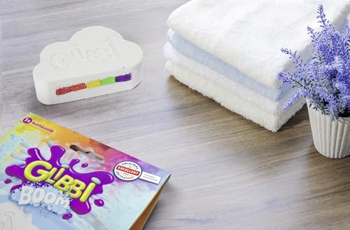 Glibbi - Boom Bomba de Baño Efervescente con Efecto Arcoiris, para Niños a partir de 3 Años - 110 g - imagen 5