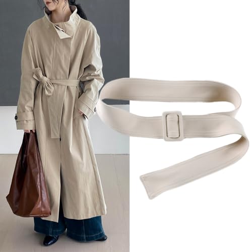 Trenchcoat Waist Belt Female Male Winter Coat Belt Outerwear Ribbon Sash Belt2