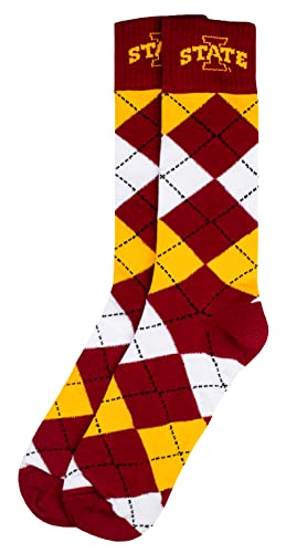 Donegal Bay NCAA Iowa State Cyclones Argyle Socks