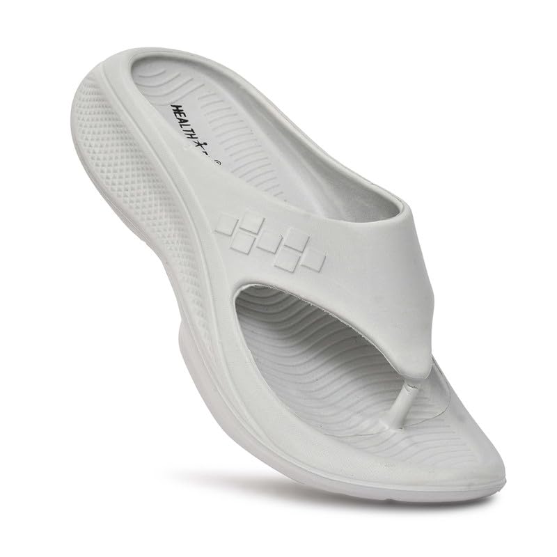 HEALTH FIT Super Soft Ortho Care Bounce Back|Anti-Skid & Comfortable Stylish Light weight |Waterproof Slipper for Daily Use| Flexiable for Mens HF11 Light Grey- UK-7 (B0DHDBTS76) Amazon Price History, Amazon Price Tracker