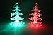 Produktbild Emanhu Trading 2er Set LED Tannenbaum Weihnachtsbaum Anhänger Deko Weihnachtsbaumschmuck Auto PKW Rot Grün Leuchte